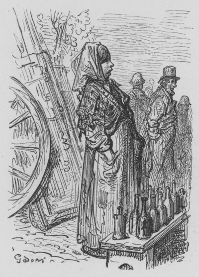 Drink Merchant by Gustave after Dore